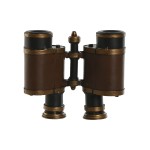 Figură Decorativă Home ESPRIT Maro Bronz Binoclu Vintage 17,5 x 16 x 7 cm