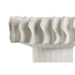 Decorațiune pentru Centrul Mesei Home ESPRIT Alb Ceramică 22 x 22 x 14 cm