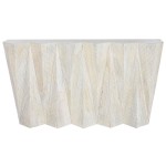 Consolă Home ESPRIT Galben Bej Lemn de mango 150 x 35 x 80 cm
