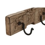 Cuier de perete Home ESPRIT Lemn 35 x 10 x 12 cm