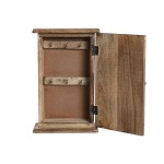 Dulap de chei Home ESPRIT Alb Natural 18 x 7,5 x 28 cm