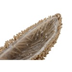 Decorațiune pentru Centrul Mesei Home ESPRIT Alb Maro Deschis Lemn 86 x 25 x 17 cm