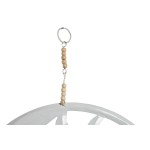 Decorațiune Suspendată Home ESPRIT Albastru Alb Gri Roz Fier Lună Soare 33 x 1 x 77 cm (4 Unități)