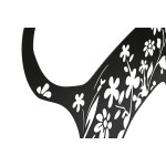 Decorațiune de Perete Home ESPRIT Negru Cric 37 x 1,3 x 48 cm (4 Unități)