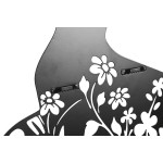 Decorațiune de Perete Home ESPRIT Negru Cric 37 x 1,3 x 48 cm (4 Unități)