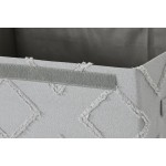 Cutie de depozitare cu capac Home ESPRIT Gri Crem 40 x 30 x 50 cm (2 Unități)