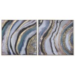 Pânză Home ESPRIT polistiren Pânză 82 x 4,5 x 82 cm