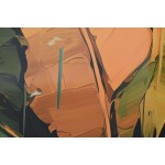 Pânză Home ESPRIT Verde Palmieri Tropical 80 x 3,5 x 120 cm (2 Unități)