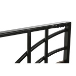 Decorațiune de Perete Home ESPRIT Negru Natural Urban 40 x 2 x 60 cm (3 Unități)