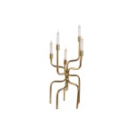 Candelabru Home ESPRIT Auriu* Metal 25 x 25 x 51 cm