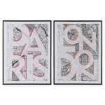 Pânză Home ESPRIT polistiren Pânză 60 x 3 x 80 cm