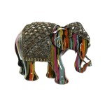 Figură Decorativă Home ESPRIT Multicolor Rășină Elefant 31 x 14 x 22 cm