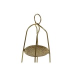 Fructieră Home ESPRIT Auriu* Metal 39 x 39 x 86 cm
