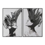 Pânză Home ESPRIT polistiren Pânză 83 x 4 x 123 cm