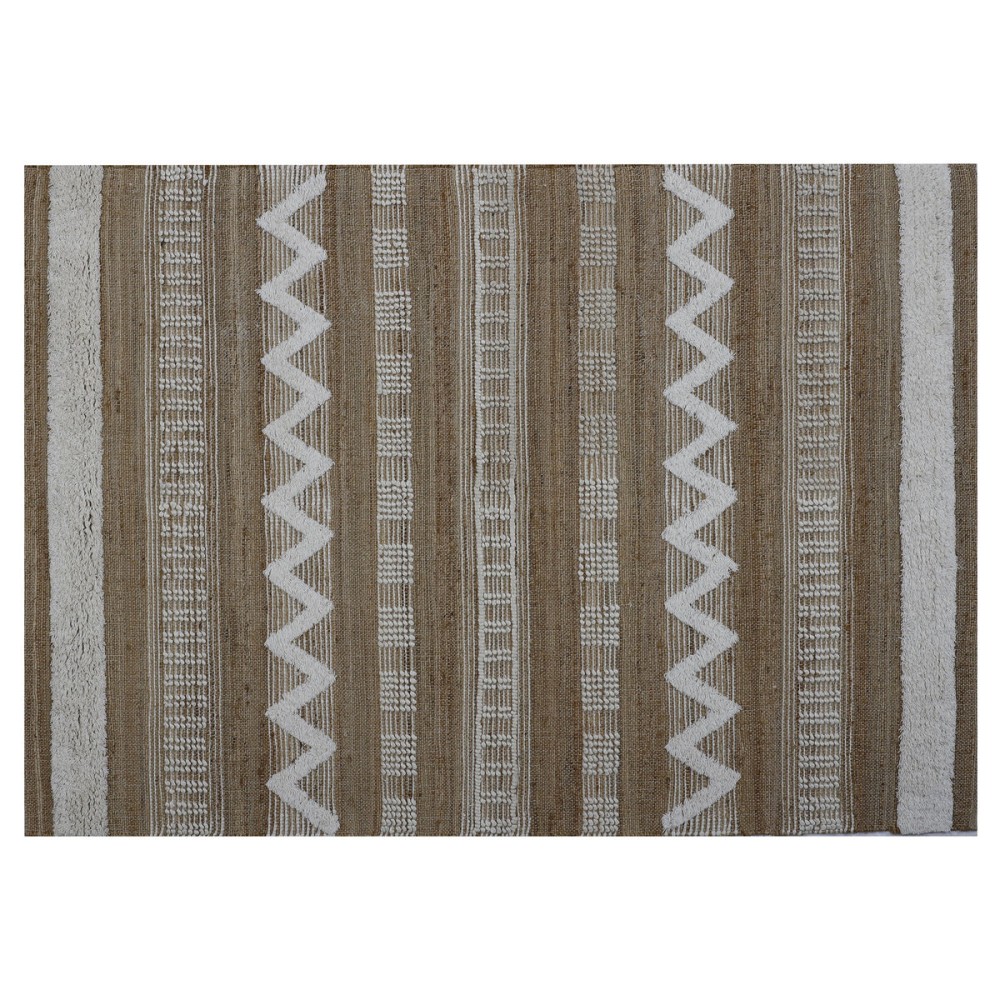 Covor Home ESPRIT Alb Maro Boho 75 x 175 x 1 cm