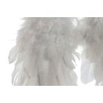 Decorațiune Suspendată Home ESPRIT Alb Auriu* Pană 28 x 4 x 33 cm (2 Unități)