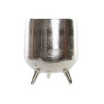 Decorațiune pentru Centrul Mesei Home ESPRIT Argintiu Aluminiu 21 x 21 x 25 cm