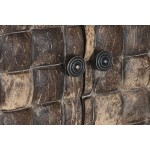 Dulap Home ESPRIT lemn de tec Fibră de cocos 85 X 40 X 185 cm