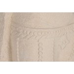 Figură Decorativă Home ESPRIT Alb Negru Buda 40 x 27 x 148 cm