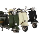 Figură Decorativă Home ESPRIT Alb Negru Verde Vintage 26 x 10 x 16,5 cm (3 Unități)