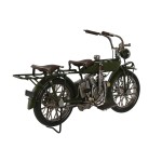 Figură Decorativă Home ESPRIT Albastru Verde Motocicletă Vintage 31 x 8 x 16 cm (2 Unități)