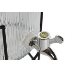 Dispenser de Apă Home ESPRIT Negru Metal Silicon Geam ABS 5 L 19,6 x 23,5 x 40,5 cm