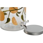 Dispenser de Apă Home ESPRIT Galben Metal Silicon Geam ABS 18 x 24 x 30,5 cm