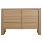 Dulap cu Sertare Home ESPRIT Natural Gri deschis Modern 120 x 40 x 80 cm