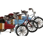 Figură Decorativă Home ESPRIT Albastru Roșu Bleumarin 31 x 10 x 15 cm (3 Unități)