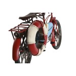 Figură Decorativă Home ESPRIT Albastru Roșu Bleumarin 31 x 10 x 15 cm (3 Unități)