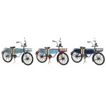 Figură Decorativă Home ESPRIT Albastru Roșu Bleumarin 30 x 13 x 22 cm (3 Unități)