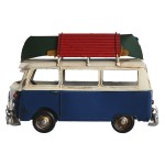 Figură Decorativă Home ESPRIT Albastru Roșu Bleumarin 28 x 13,5 x 17,5 cm (3 Unități)