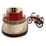 Figură Decorativă Home ESPRIT Albastru Roșu Crem Albastru celest 13 x 13 x 32 cm (3 Unități)