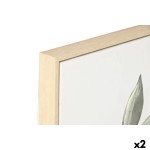 Pânză Home ESPRIT polistiren Pânză 80 x 4 x 80 cm (2 Unități)