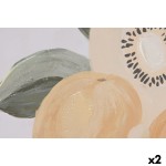 Pânză Home ESPRIT polistiren Pânză 80 x 4 x 80 cm (2 Unități)