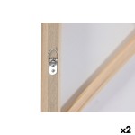 Pânză Home ESPRIT polistiren Pânză 80 x 4 x 80 cm (2 Unități)