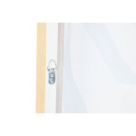 Pânză Home ESPRIT Verde Roz Květiny Modern (2 Unități)