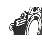 Decorațiune de Perete Home ESPRIT Negru Cameră Vintage 45 x 1 x 30 cm (2 Unități)