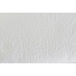 Cuvertură (de pat) DKD Home Decor Alb Pat 180 270 x 270 x 1 cm