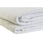 Cuvertură (de pat) DKD Home Decor Alb Pat 90 Pat 150 180 x 260 x 1 cm