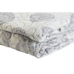 Cuvertură (de pat) DKD Home Decor Bej Gri Pat 90 Pat 150 180 x 260 x 1 cm