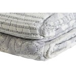 Cuvertură (de pat) DKD Home Decor Bej Gri Pat 180 270 x 270 x 1 cm