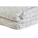 Cuvertură (de pat) DKD Home Decor Maro Bej Pat 180 270 x 270 x 1 cm