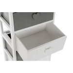 Dulap cu Sertare Home ESPRIT Alb Gri 40 x 29 x 90 cm