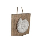 Decorațiune Suspendată Home ESPRIT Alb Natural Mediterană 15,5 x 4 x 80 cm (2 Unități)