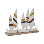 Figură Decorativă Home ESPRIT Alb Bleumarin 67,5 x 13,5 x 46 cm