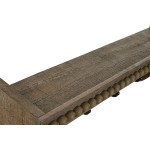 Cuier de perete Home ESPRIT Maro Negru Lemn Metal 67 x 17 x 27 cm