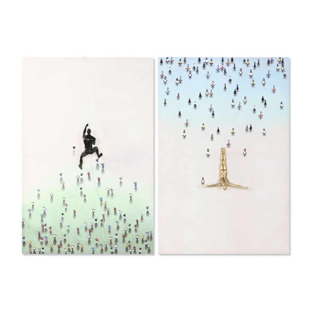 Pânză Home ESPRIT Rășină Pânză 80 x 3,5 x 120 cm