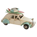 Figură Decorativă Home ESPRIT Albastru Verde Roz Vintage 28 x 11 x 11,5 cm (3 Unități)