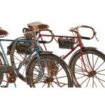 Figură Decorativă Home ESPRIT Albastru Roșu Bronz Vintage 28 x 6 x 15 cm (2 Unități)